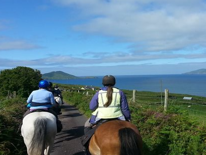 horsebakch trail ride in Ireland