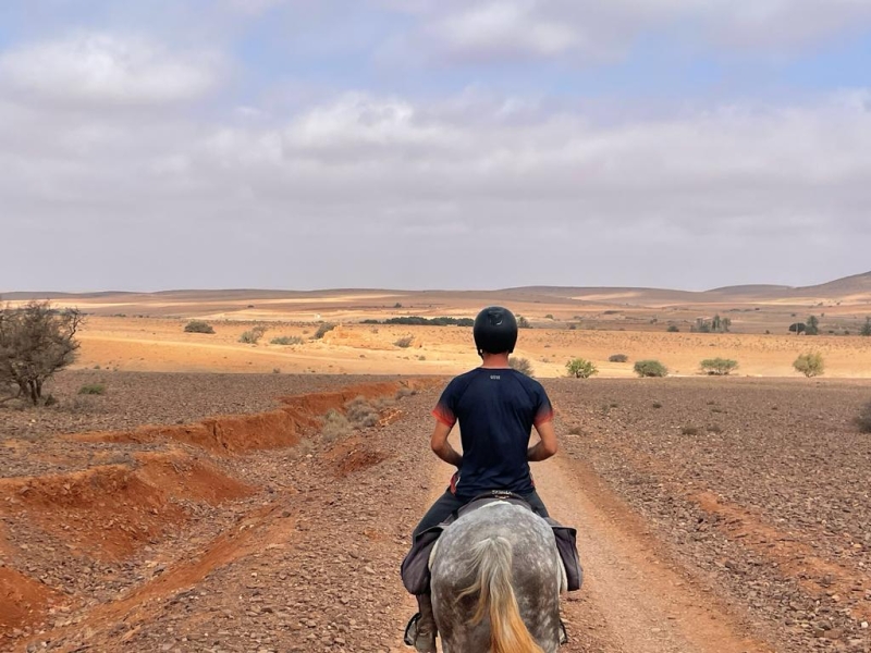 horseback trail riding in Morocco