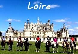 Loire castles horse riding