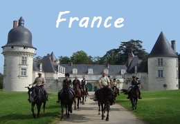 Horse riding holiday in France