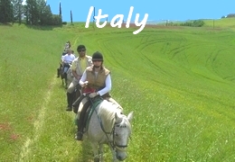 equestrian holiday in Italy