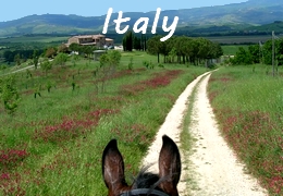 horse riding in Italy