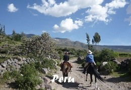 Trail rides in Peru