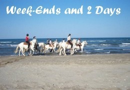 week-ends in Provence or Camargue, and 2 days rides in south of France