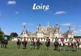 horseback ride loire castles