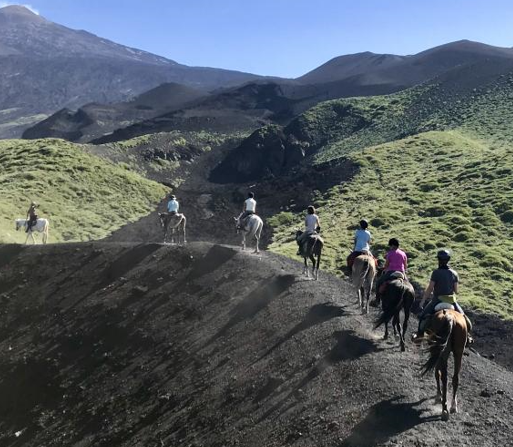 Etna Sicile à cheval