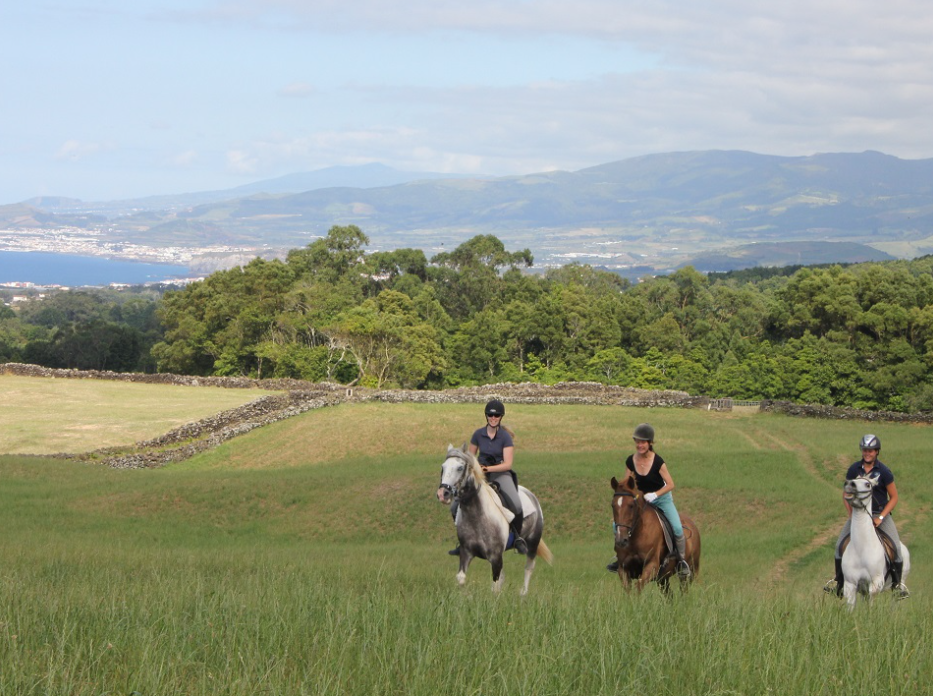 horseback riding in the Azores