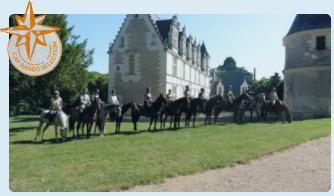 equestrian tour in the Loire valley