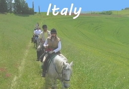 horse riding trips in Italy