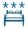 In 3-4 star hotels