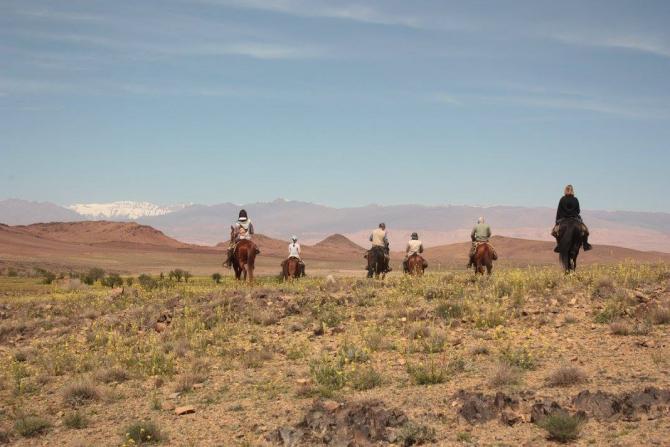 vacances a cheval au maroc