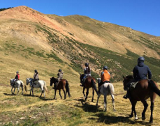 horseback trail ride in Spain