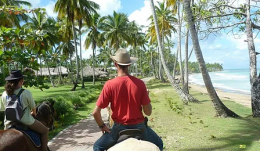 horse riding holiday in the Caribbean