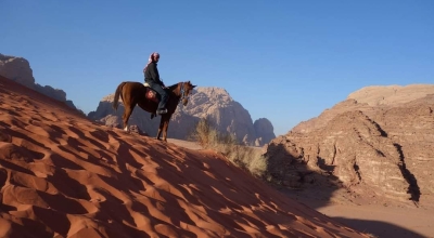 Randonnée à cheval en Jordanie