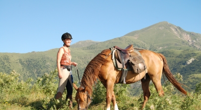 horse riding trip in spain