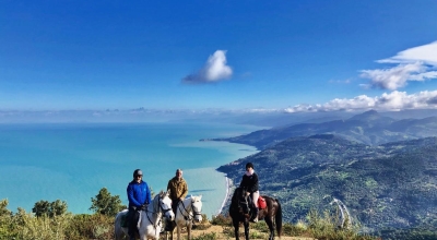 horseback trail ride in sicily
