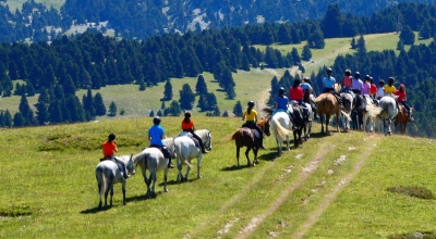 rando cheval enfant Vercors
