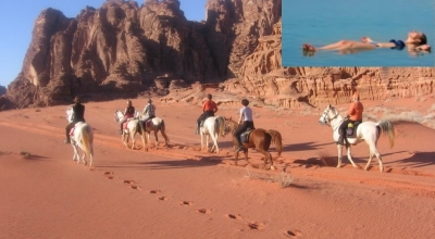 horseback riding trip in jordan