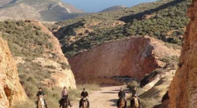 horse riding trip in spain