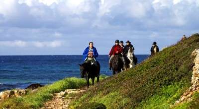 horseback trail ride in minorca