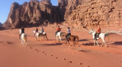 horseback riding trip in jordan