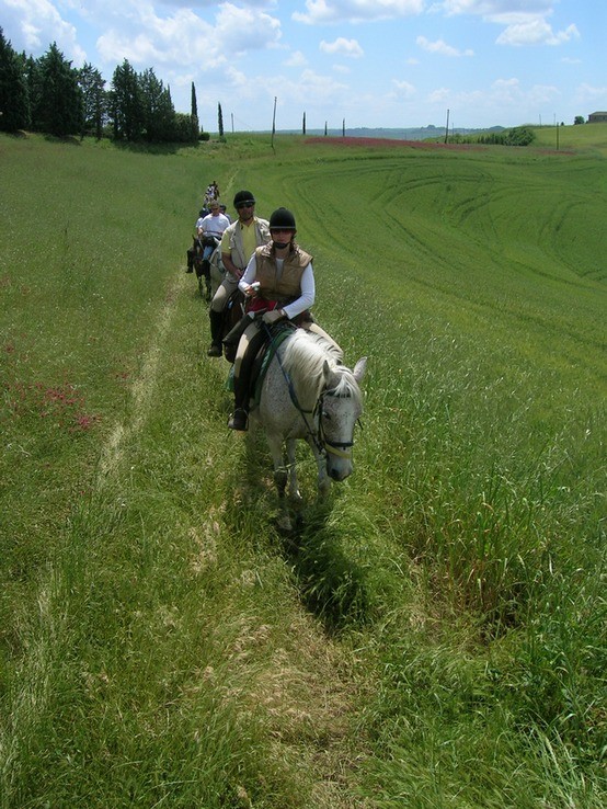 horseback ride in tuscany