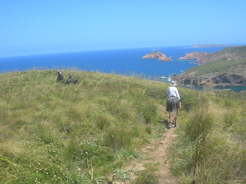 inn to inn horse trail ride in Minorca