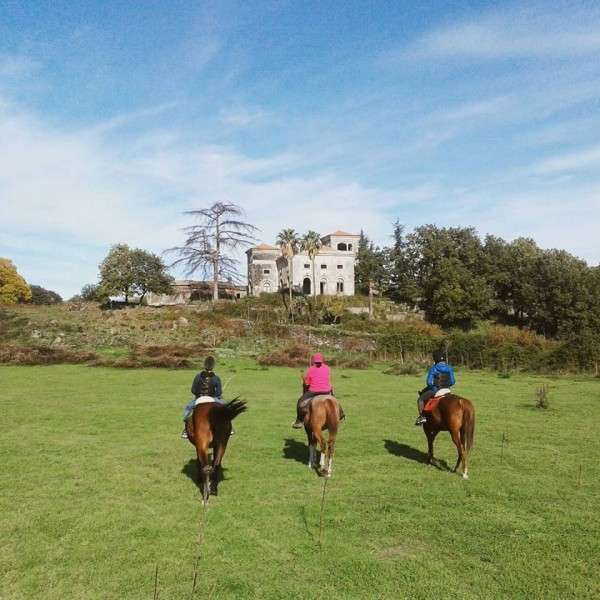 horse riding in italy