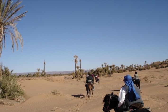 maroc a cheval