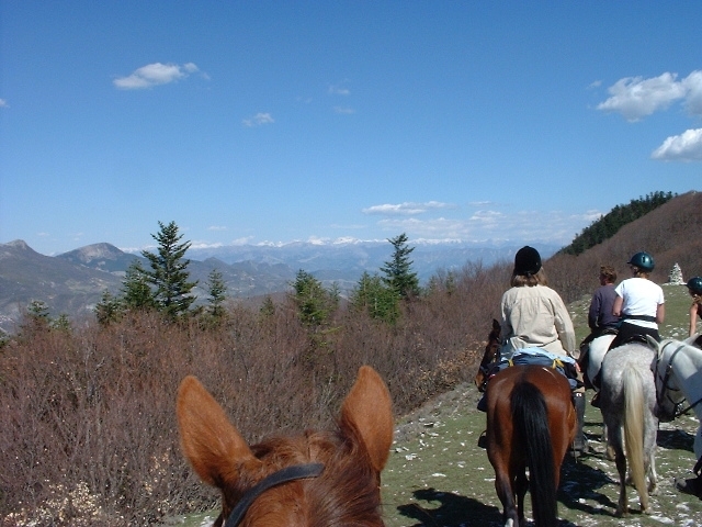 Haute Provence a cheval