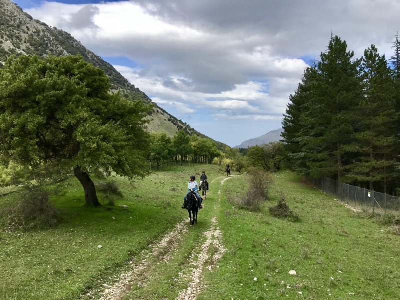 Randonnée à cheval en Sicile