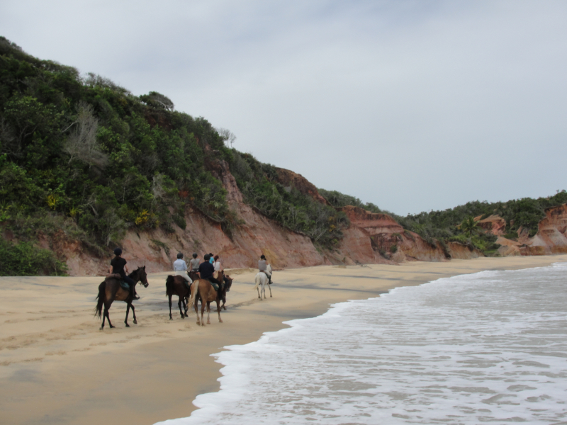 horseback trail ride in Brazil
