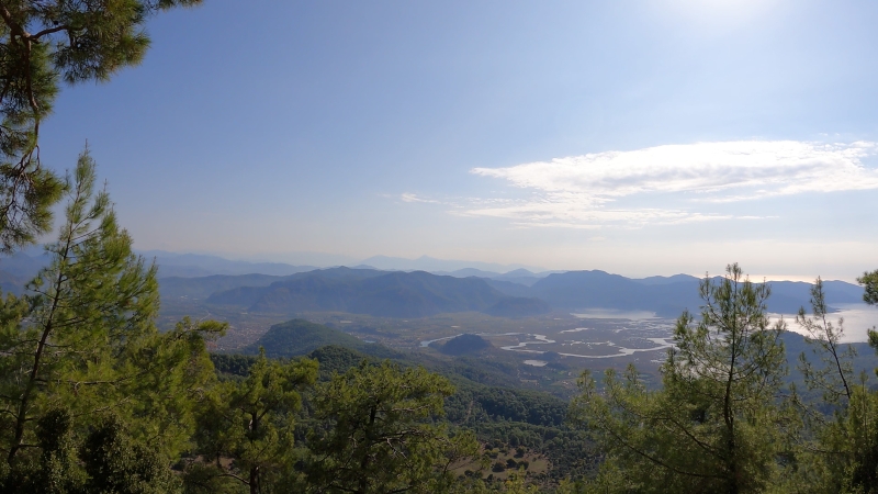 Dalyan lagune panorama randonnée équestre