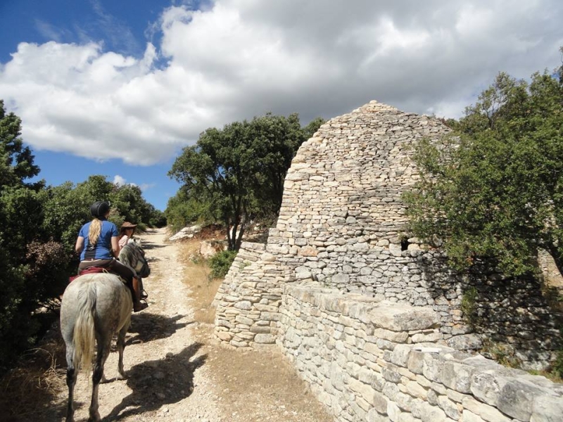 semaine à cheval dans le Luberon