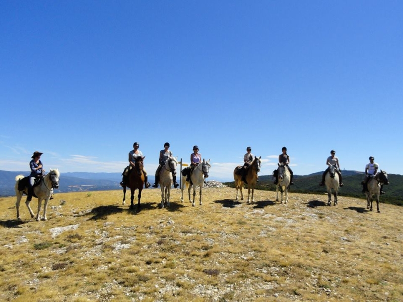 week end à cheval dans le Luberon