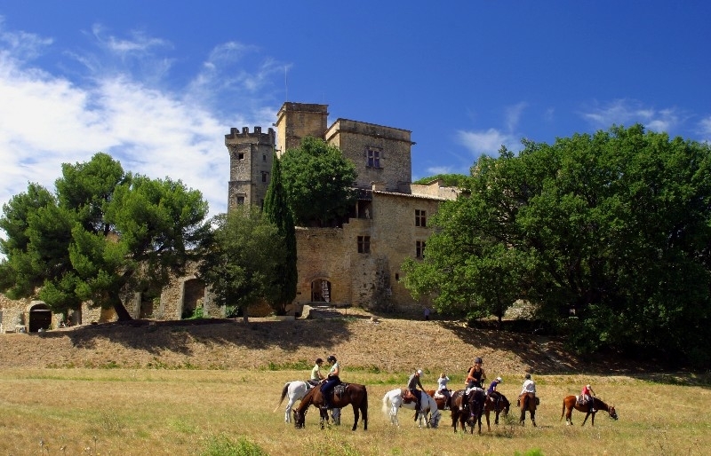 rando à cheval Lourmarin Luberon