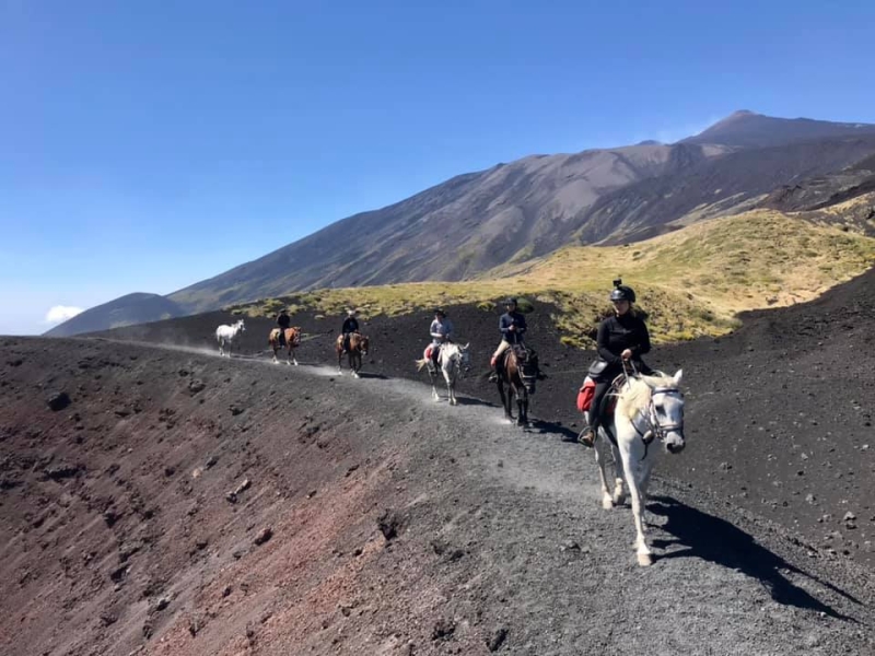 semaine a cheval en Italie Sicile