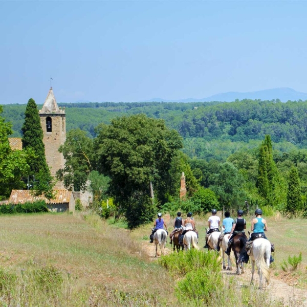 horse riding vacation in costa brava