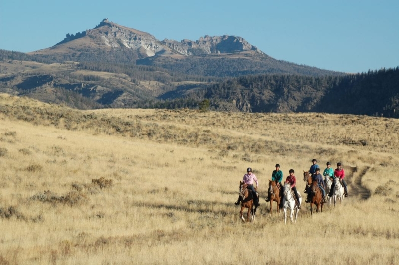 Ranch cheval Wyoming Usa