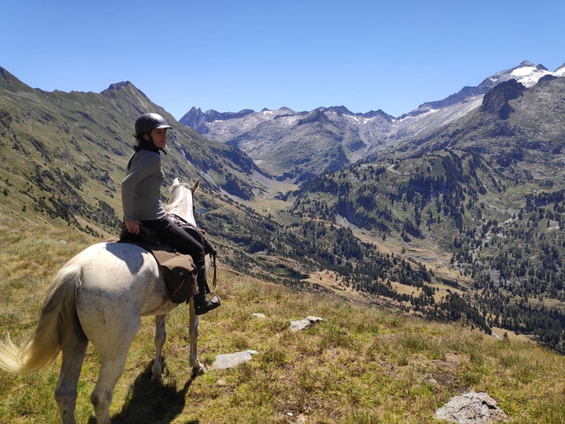 horse trail ride in spain