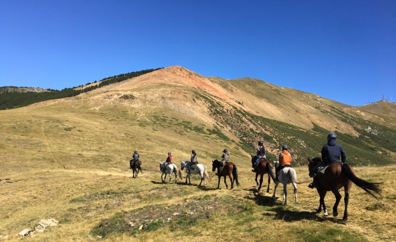 horseback trail ride spain