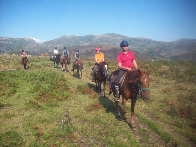 week horse riding Portugal