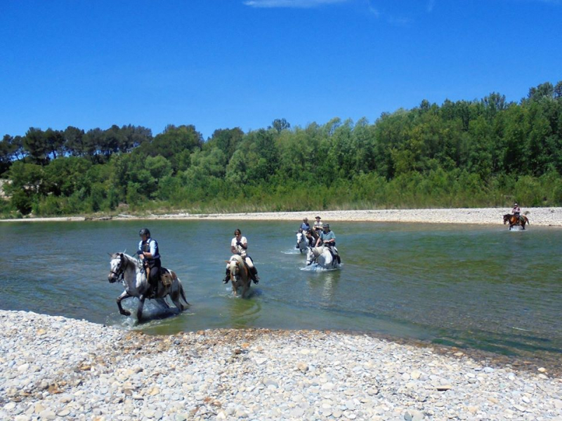 horseback riding in Provence