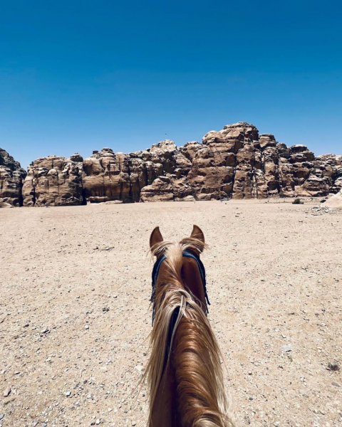 la rando à cheval en Jordanie