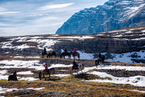 randonnee a cheval colombie britannique