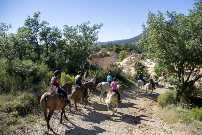 vacances à cheval Luberon