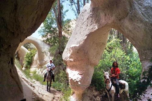 progressive horse trail ride in Cappadocia