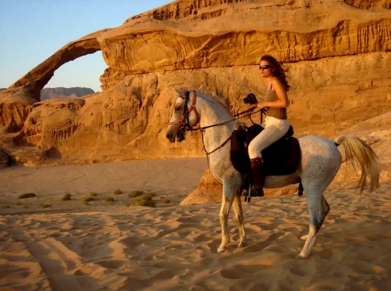 semmiane rando a cheval Jordanie