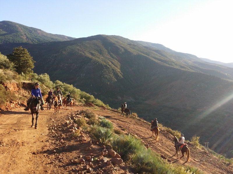 randonnee equestre au maroc