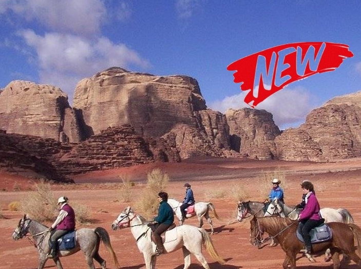 horseback riding trail ride in jordan